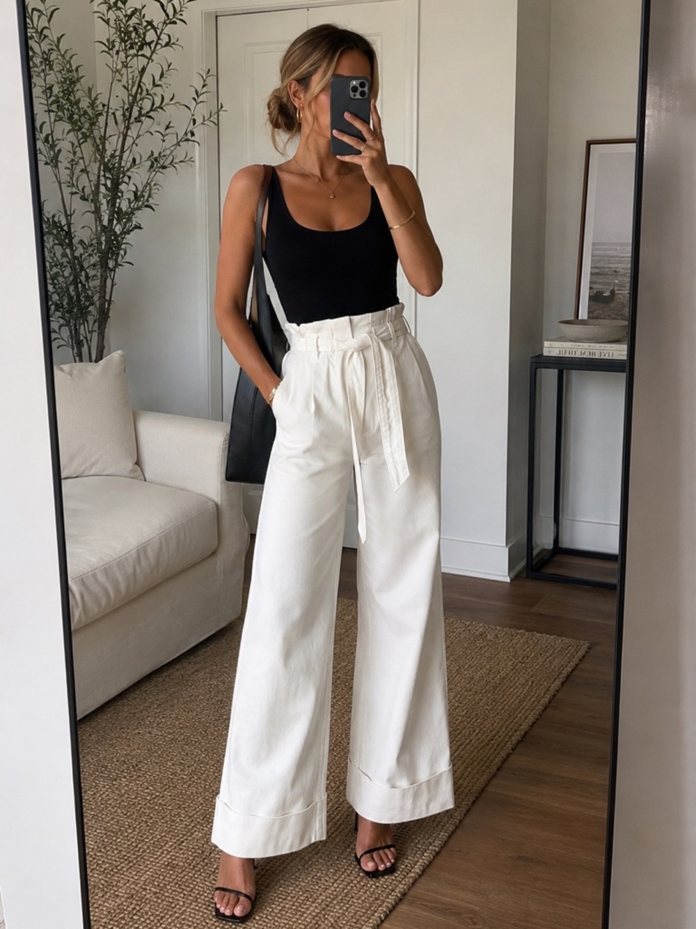 Ann Taylor Ivory Flare Jeans 🤍